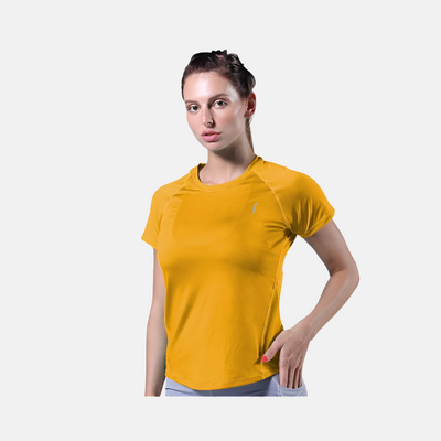 Dive Flex Women's Training T-shirt -Mustard