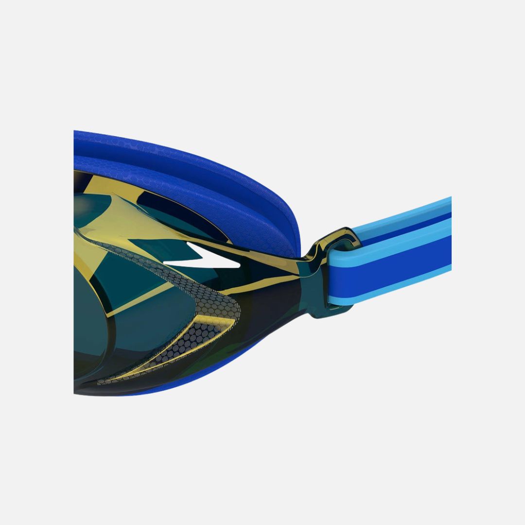 Speedo Unisex Kids Vanquisher 3.0 Mirror Lens Swim Goggles (Age Range - 6-14 Years) - Blue