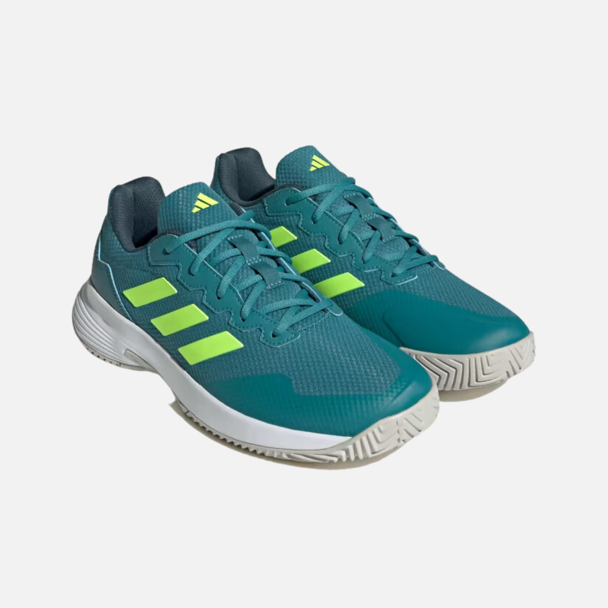 Adidas Gamecourt 2.0 Men's Tennis Shoes -Arctic Fusion/Lucid Lemon/Cloud White