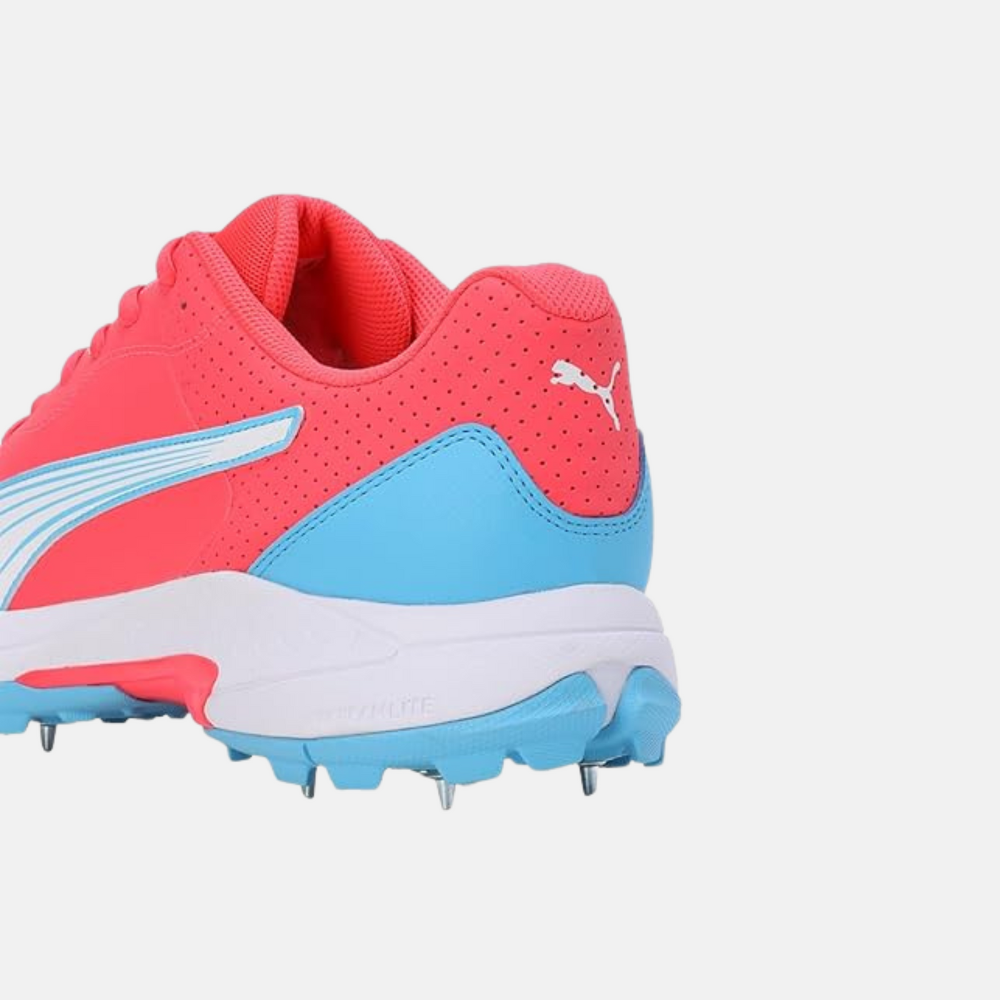 Puma Spike 24.2 Unisex Cricket Shoe - Fire Orchid/White/Luminous Blue
