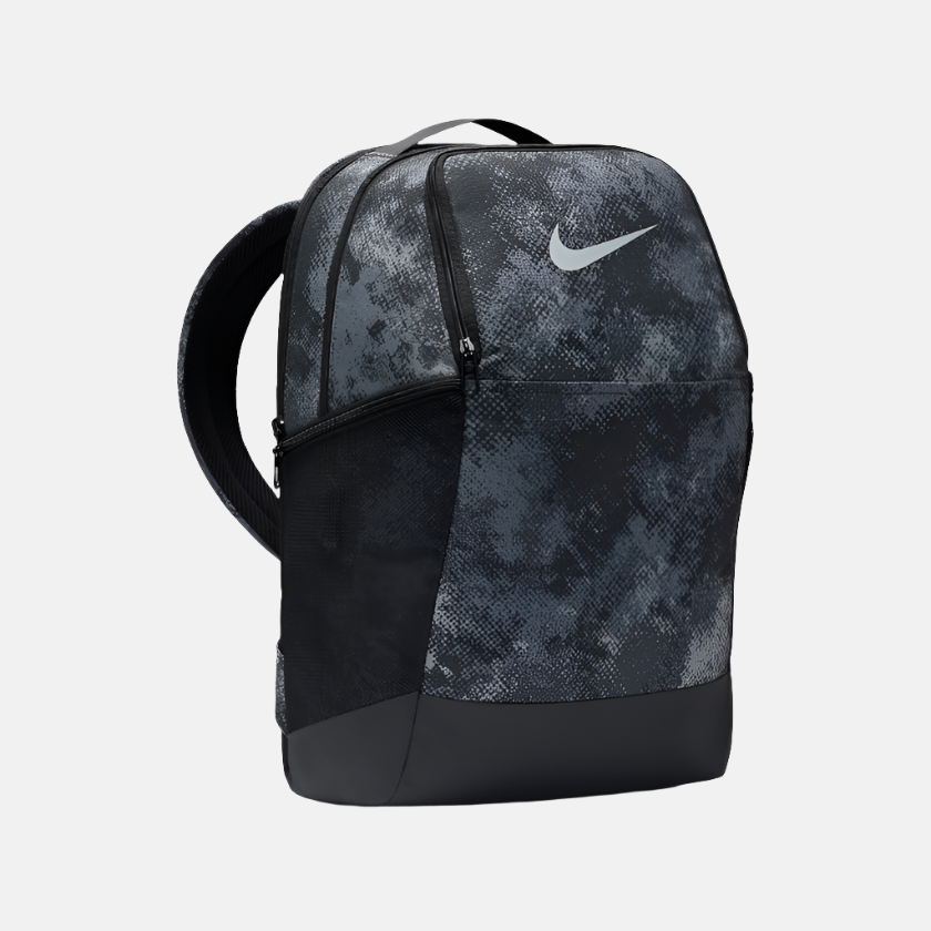 Nike Brasilia Backpack (24L) -Iron Grey/Black/Light Smoke Grey