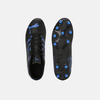 PUMA Men’s ATTACANTO FG/AG Football Shoe – Black-Bluemazing