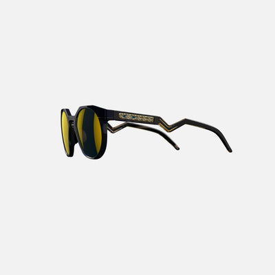 Oakley HSTN Prizm 24k Polarized Lenses, Navy/Transparent Blue Frame