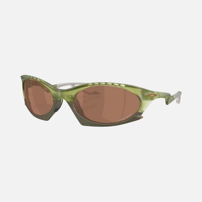 Oakley Plantaris Sunglasses Matte Transparent Fern/Prizm Tungsten Lenses