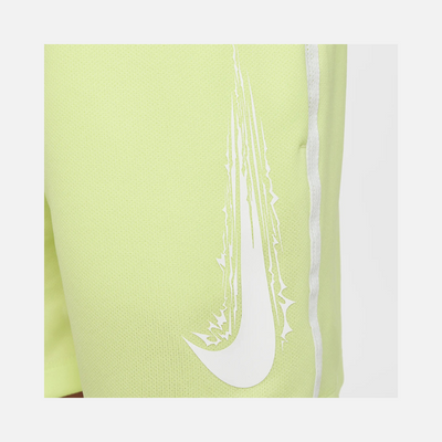 Nike Multi Older Kid's Boy Dri-FIT Shorts -Light Lemon Twist/White/White