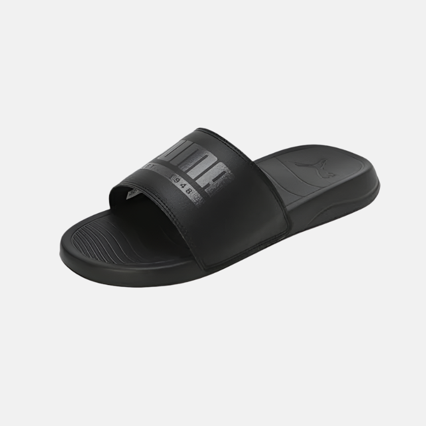 Puma Popcat Pacify Unisex Slide -Black/Strong Gray