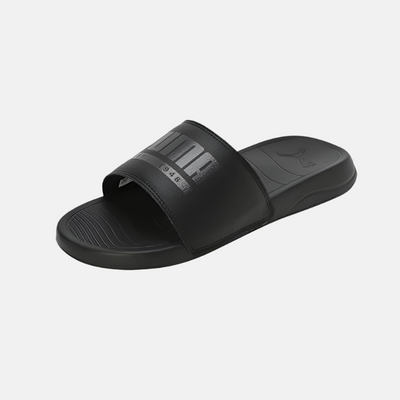 Puma Popcat Pacify Unisex Slide -Black/Strong Gray