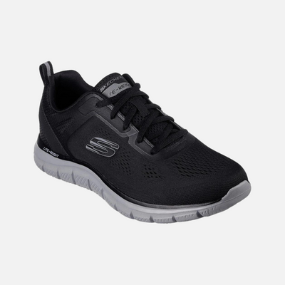 Skechers Broader Wide Fit Men's Running Shoes -Black/Charcoal