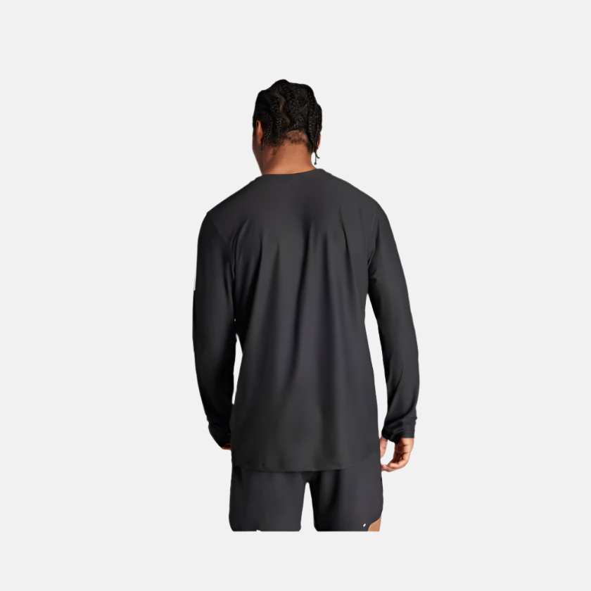 Adidas Own The Run Long Sleeve Men's Running T-shirt -Black