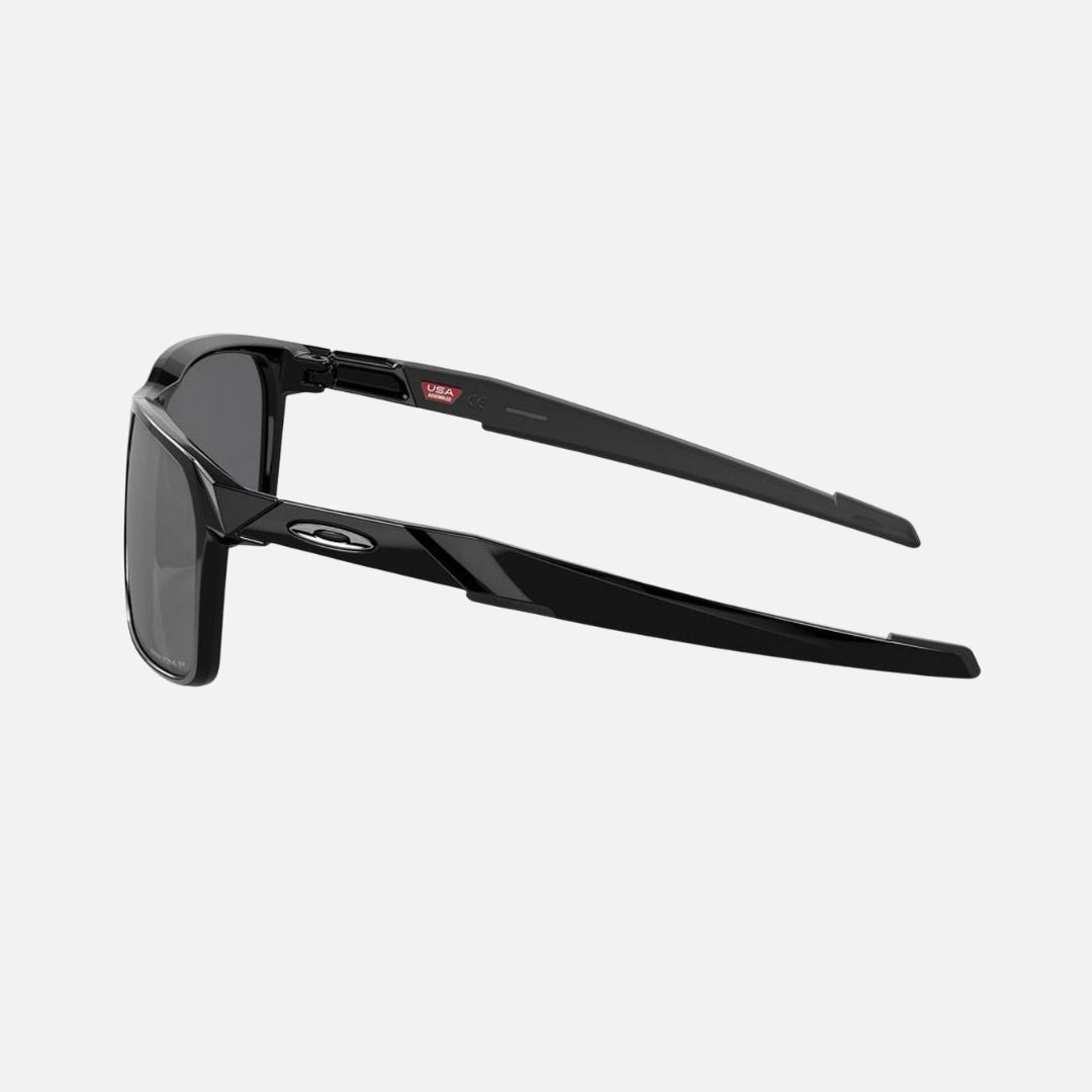 Oakley Portal X Sunglasses Polished Black/Prizm Black Polarised Lenses