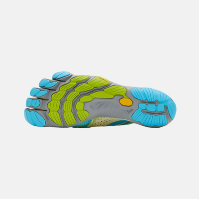 Vibram V-Run Women's Barefoot Running Footwear -Lime/Blue