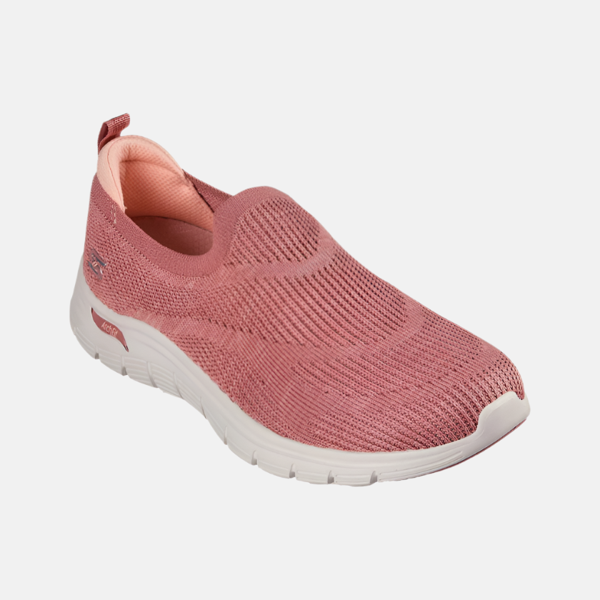 Skechers Arch Fit Vista In Spriration Women's Walking Shoes -Dark Rose