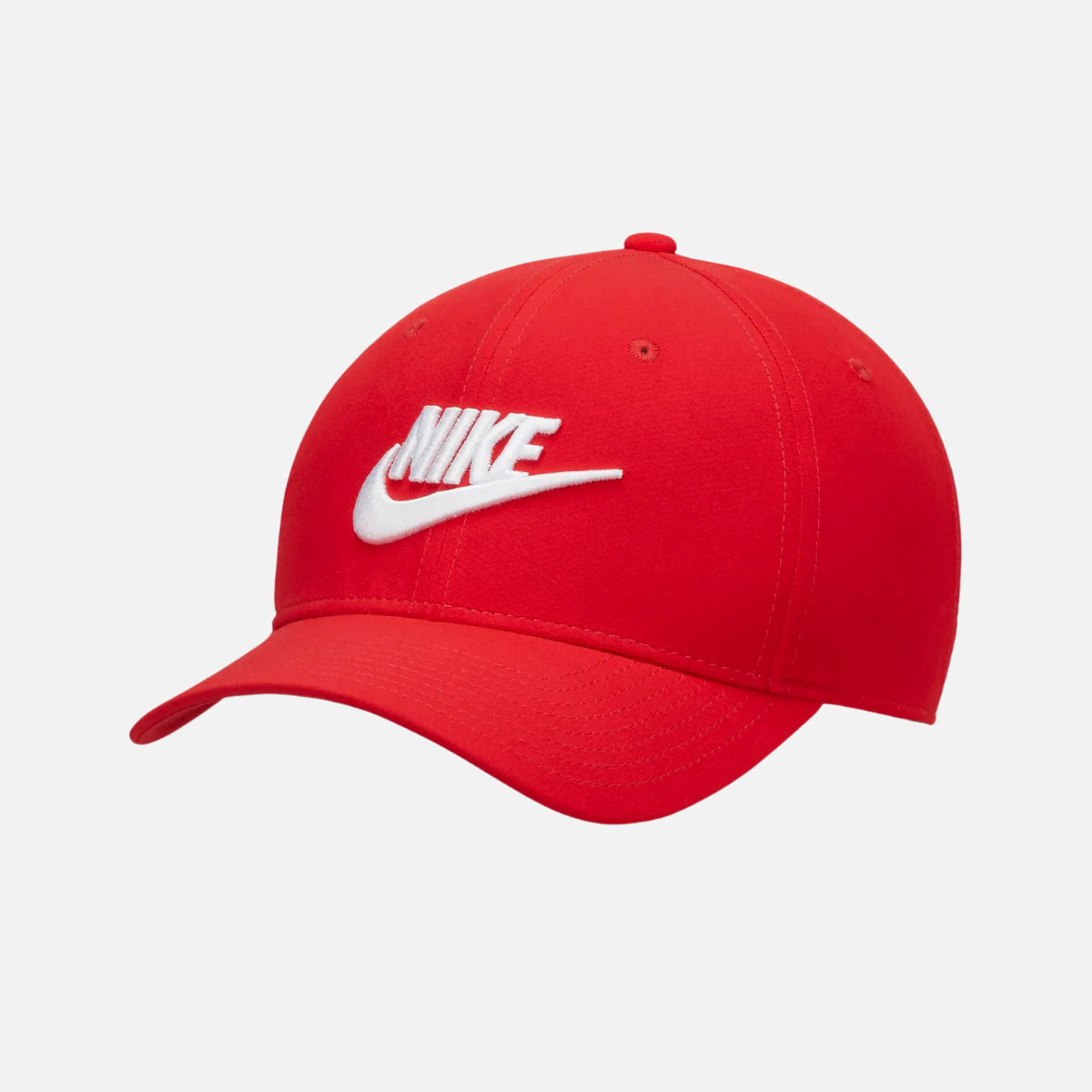 Nike Rise Structured SwooshFlex Futura Cap -University Red/Anthracite/White