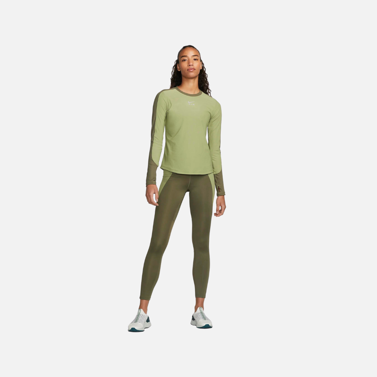 Nike Women's Air Fast Mid-rise 7/8 Running Leggings With Pockets