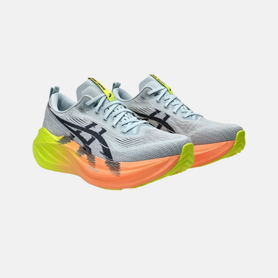 Asics Superblast 2 Paris Unisex Running Shoes -Cool Grey/Safety Yellow