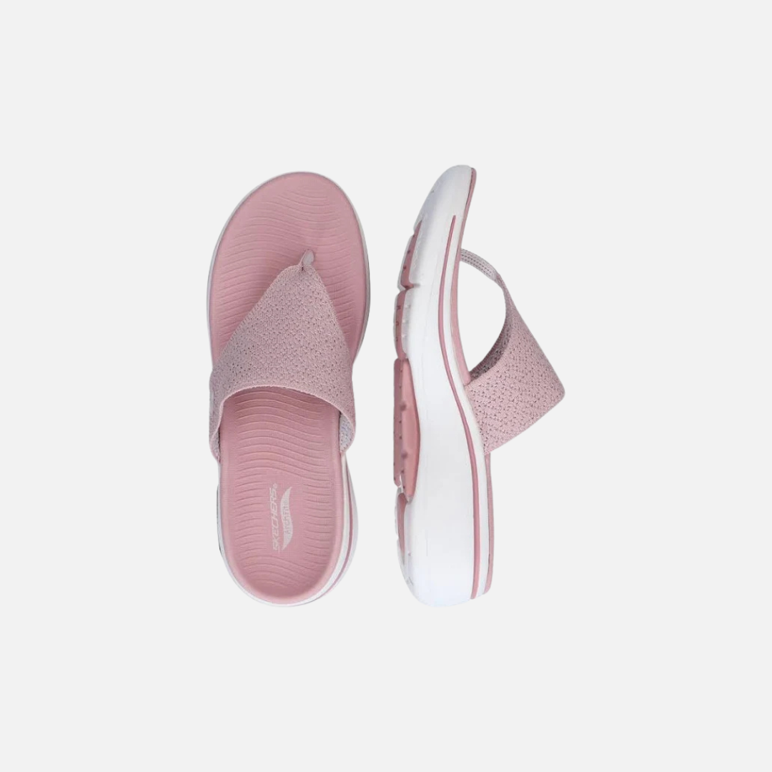 Skechers Go Walk Arch Fit Women's Lifestyle Slippers – Pink
