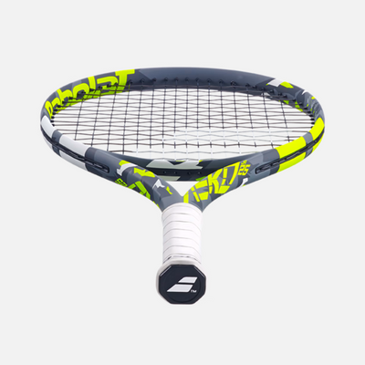 Babolat Aero Junior 25 Strung Tennis Racquet -Grey/Yellow/White