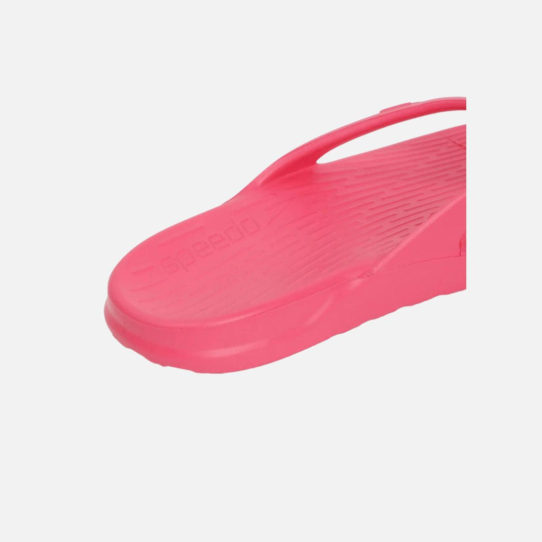 Speedo Unisex Junior's Single Colour Flip Flops For Boys and Girls - Raspberry Fill & White