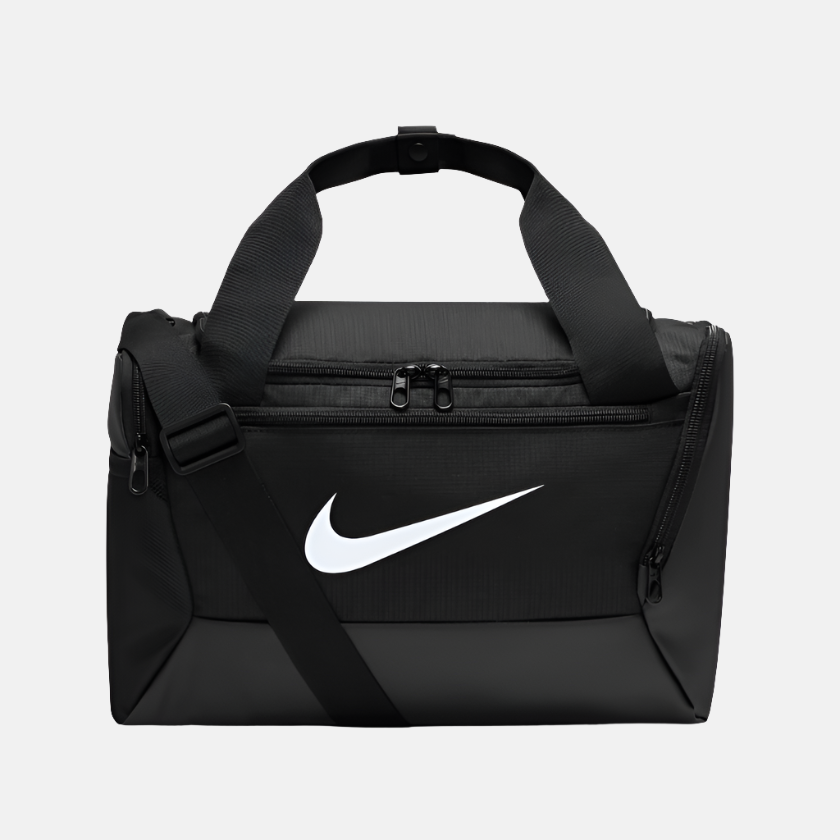 Nike Brasilia 9.5 Training Duffel Bag (25L) -Black/Black/White