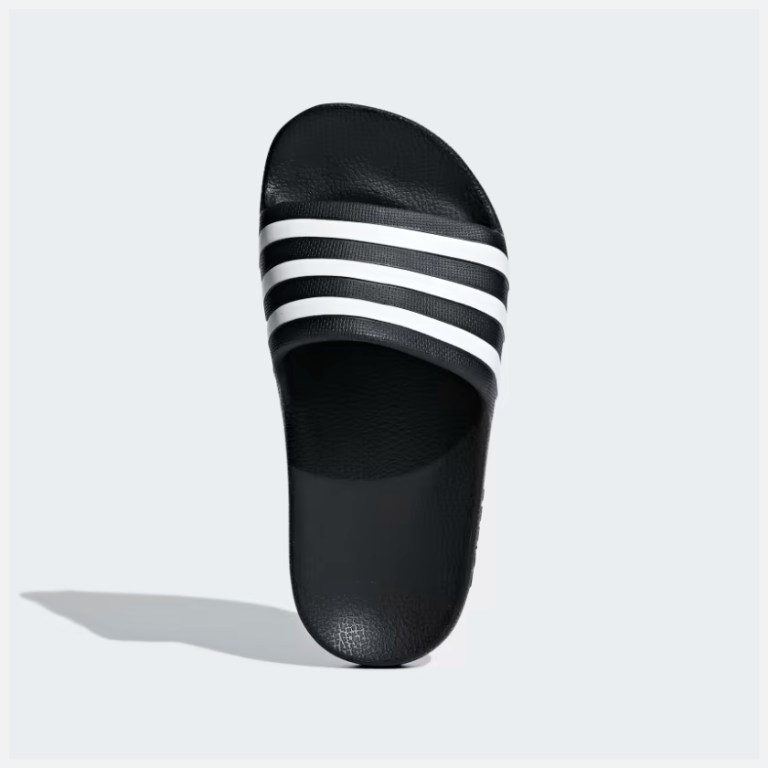 Adilette Aqua Kids Unisex Slides -Core Black/Cloud White/Core Black