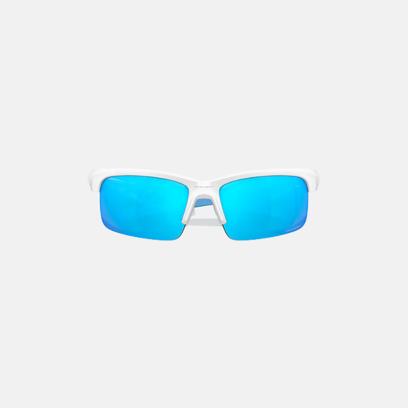 Oakley Capacitor (Youth Fit) – White Frame / Blue Lenses