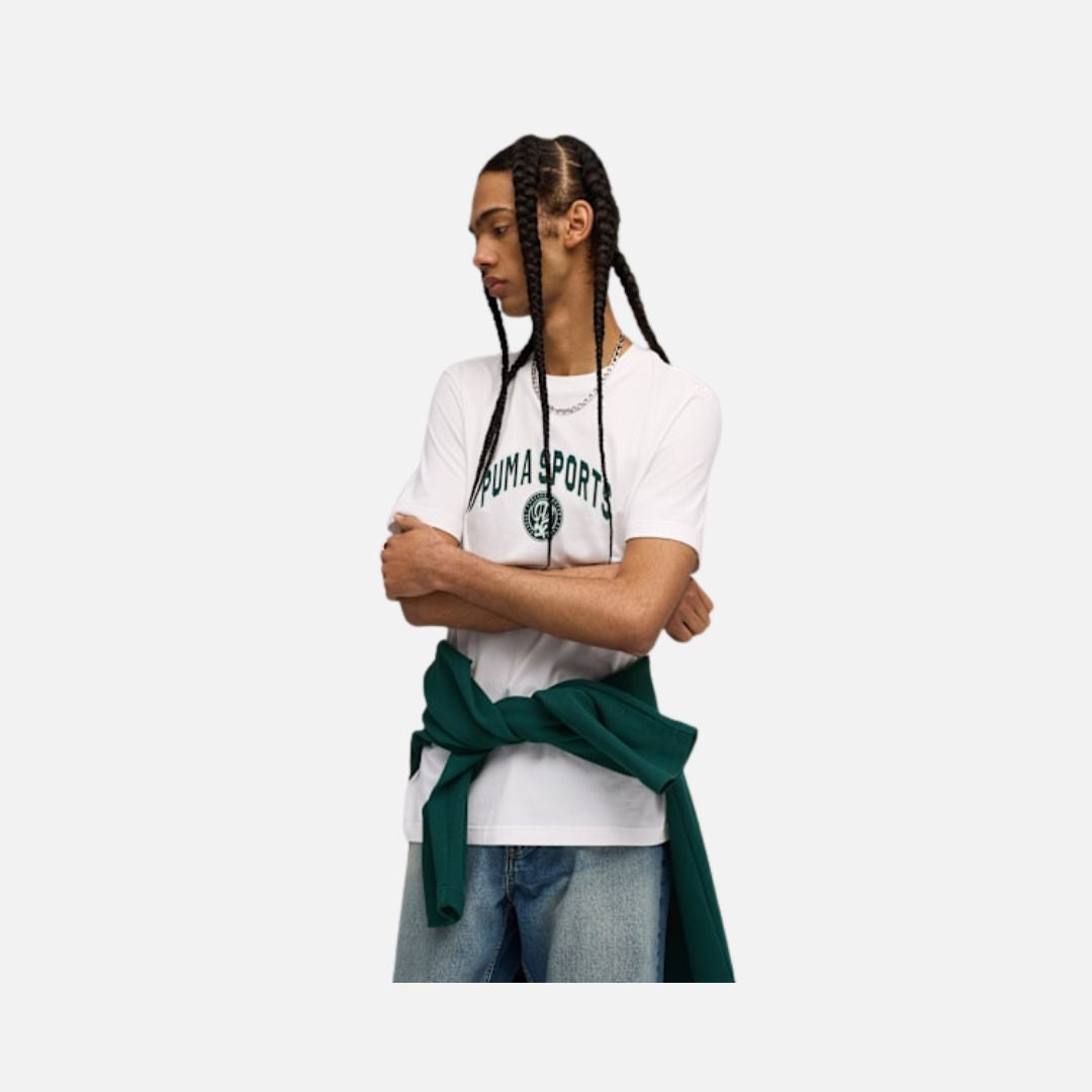 Puma Wardrobe Essentials Sports Legacy Men's Graphic Tee