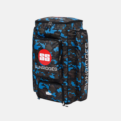 SS Camo Duffle BLUE Cricket Kit Bag