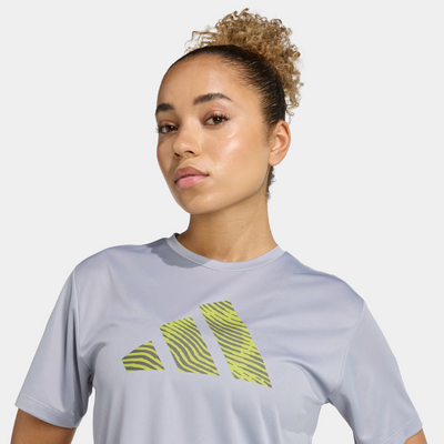 Adidas Adi365 Running Essentials Brand Love womens Tee - grey