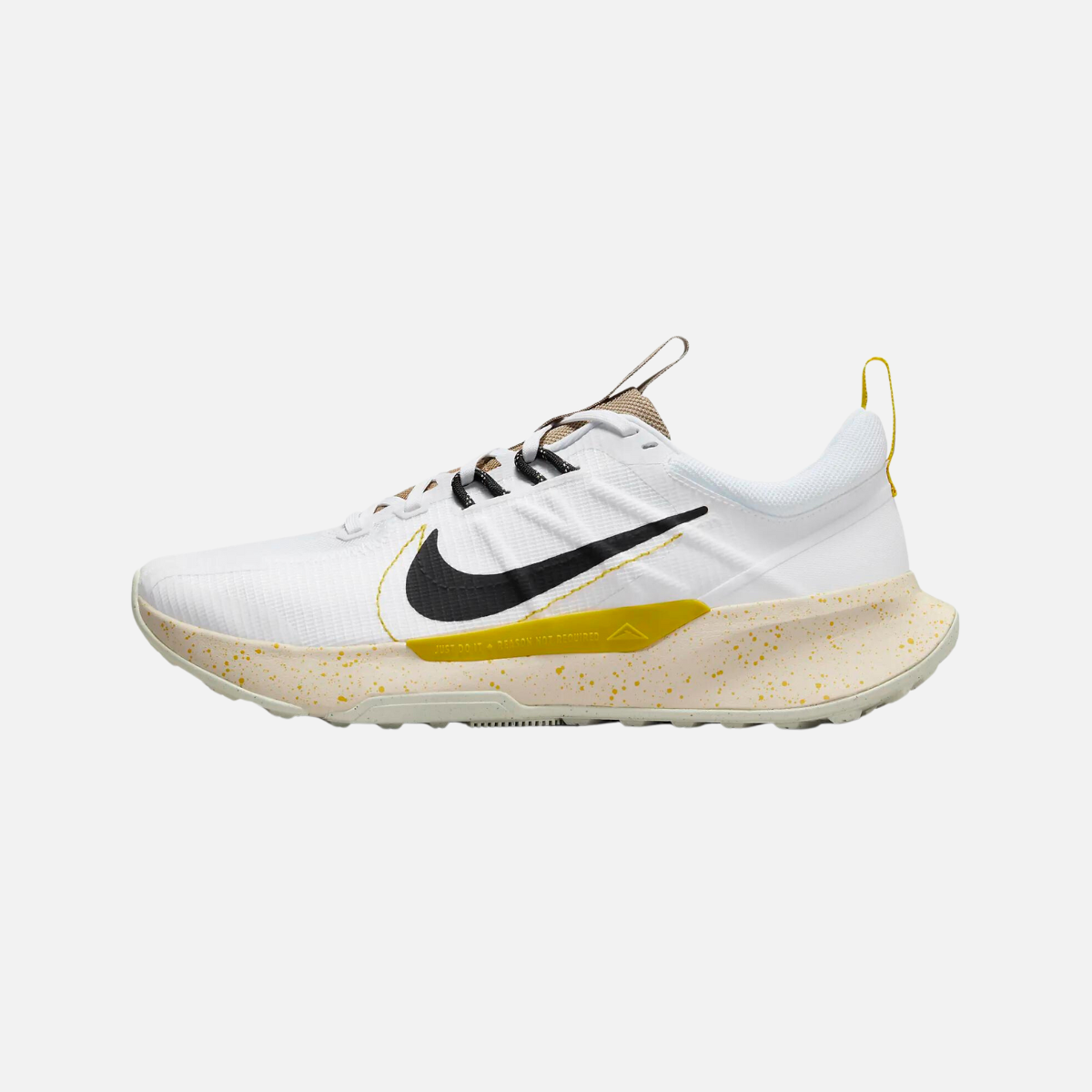 Nike Juniper Trail 2 Men's Trail-Running Shoes - White/Vivid Sulphur/Khaki/Black