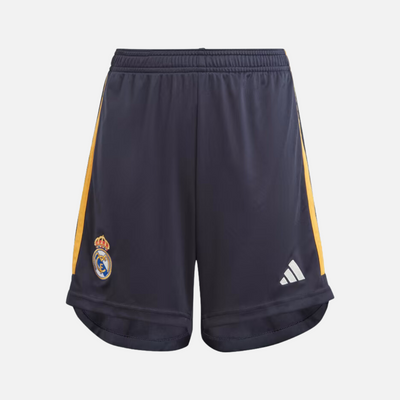Adidas Real Madrid 23/24 Away Kids Unisex Football Shorts (7-16 Years) -Legend Ink