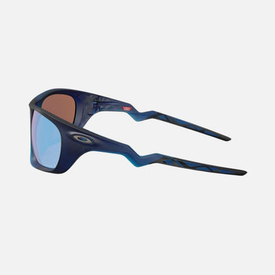Oakley Lateralis Polarized Sunglasses - Matte Transparent Blue/Prizm Deep Water