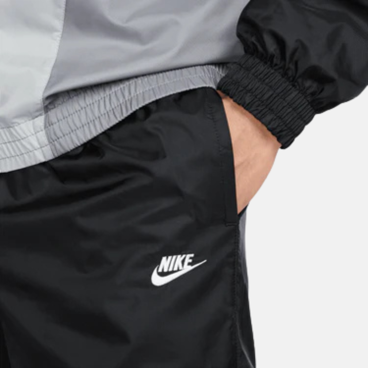 Nike Club Men’s Woven Tracksuit - Black/Grey