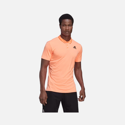 Adidas Freelift Men's Tennis T-shirt -Beam Orange