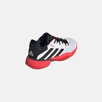Adidas Kids’ Barricade Tennis Shoes Unisex - Cloud White/ Core Black/ Lucid Red