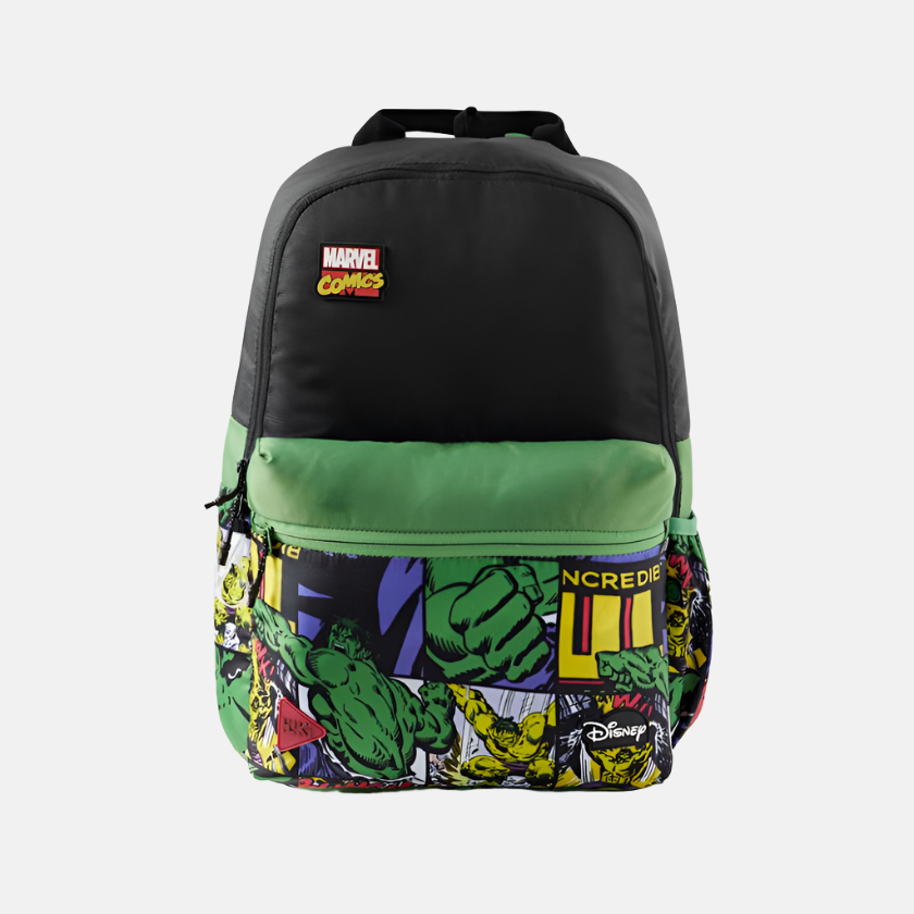 Wildcraft Wiki Pack Backpack 18.5L -Marvel Hulk Green/Dalmation White