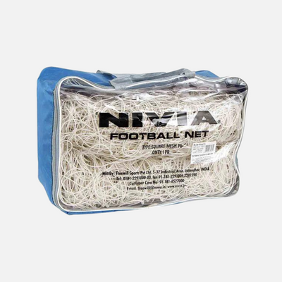 Nivia Football Net 7.32X2.44M Hole 12.5CM -White
