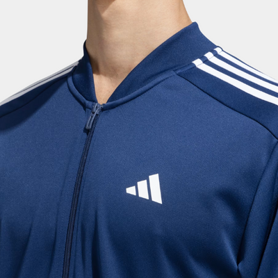 Adidas 3 Stripes Plain AEROREADY Mens Track Suit - Blue