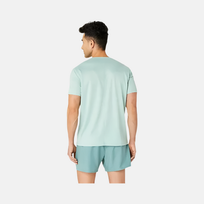 Asics Silver Short Sleeve Men's Running T-shirt -Light Celadon