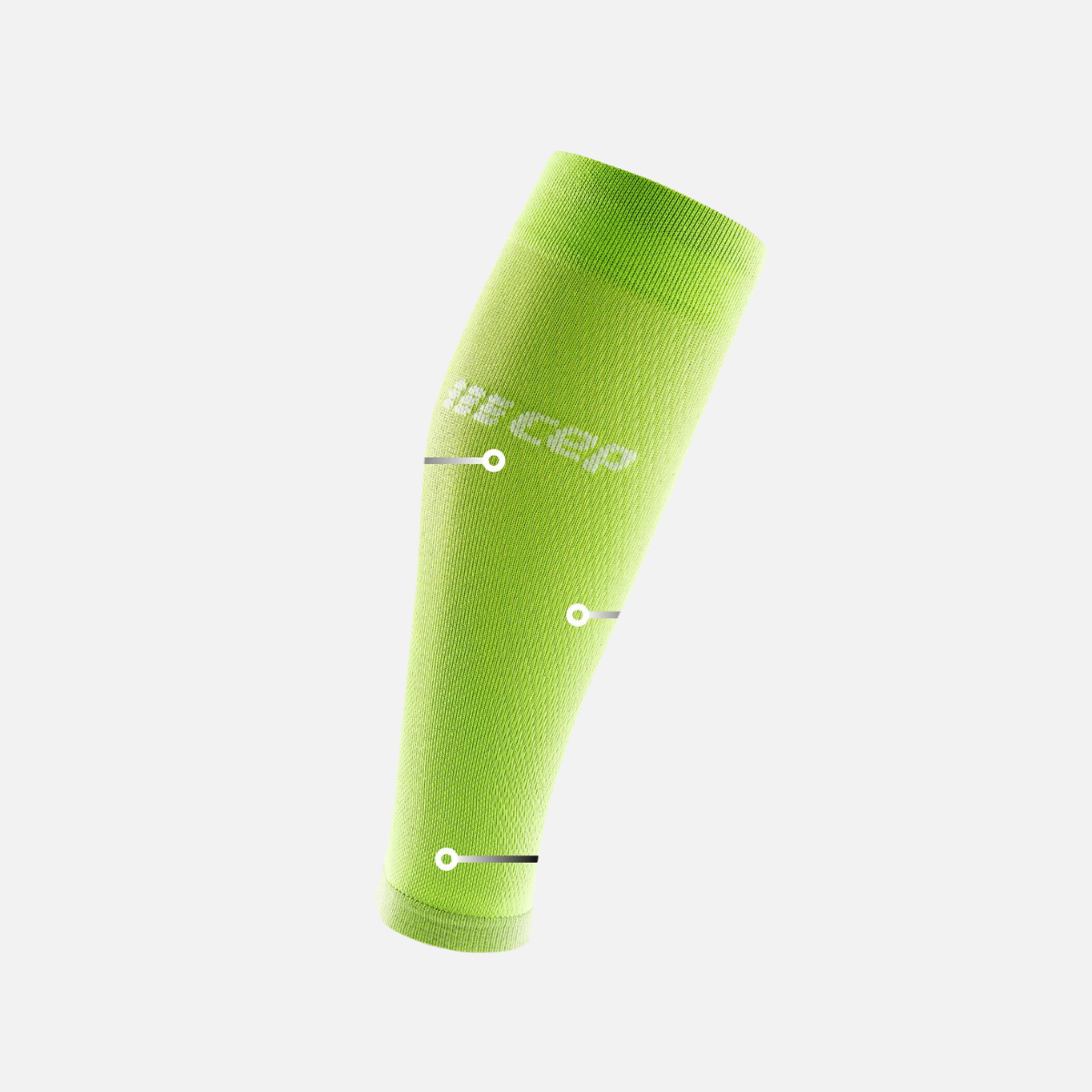 Cep Ultralight Compression Women Calf Sleeves - Flash Green