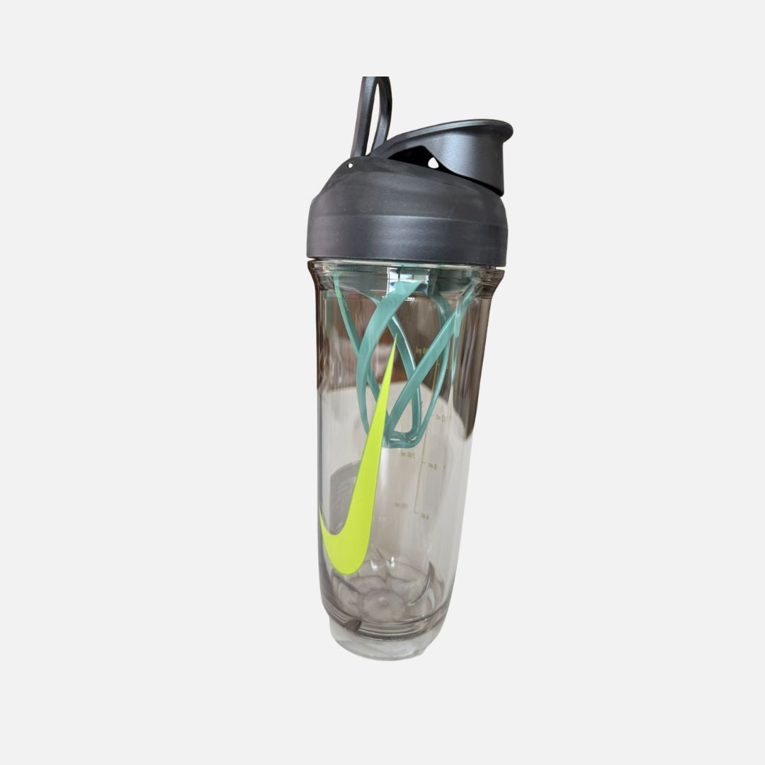 Nike Transparent Recharge 2.0 Gym Shaker Bottle -Clear/Black/Clear/Black/Volt/Clear Black/Royal Blue