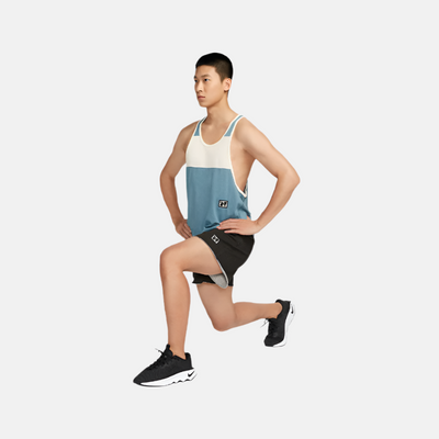 Nike Heritage Men's Dri-FIT Fitness Tank Top - OFFWHITE/BLUE
