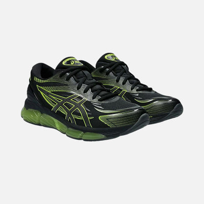 ASICS GEL-QUANTUM 360 VIII mens walking/lifestyle shoes -BLACK/GREEN APPLE