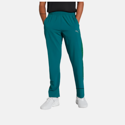 PUMA x one8 Slim Fit Woven Men's Training Pants -Cold Green