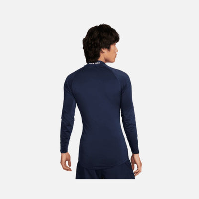 Nike Men's Dri-FIT Fitness Mock-Neck Long-Sleeve Top