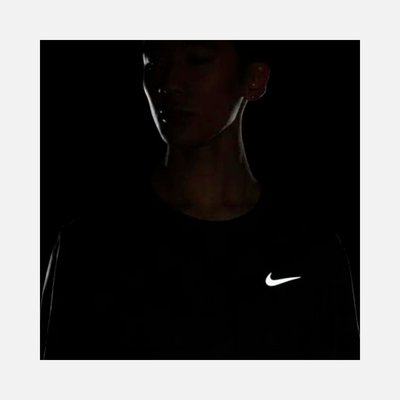 Nike Dri-FIT Miler Men's Short-Sleeve Running Top -Anthracite