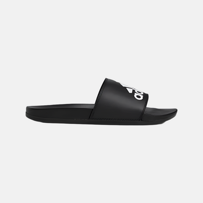 Adidas Adilette Comfort Unisex Slides -Core Black/Cloud White/Core Black