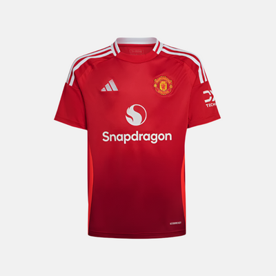 Adidas Manchester United 24/25 Home Kids Unisex Football Jersey (7-16Year) -Mufc Red