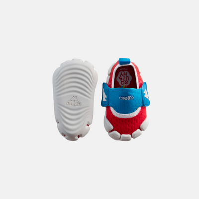 Aretto TYNY Kids Shoes – Captain A (Blue & Red)