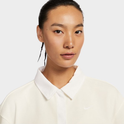 Nike WMNS Oversized Polo Top Sail