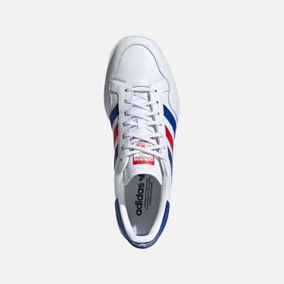 Adidas Team Court Men's Shoes -Cloud White/Royal Blue/Scarlet